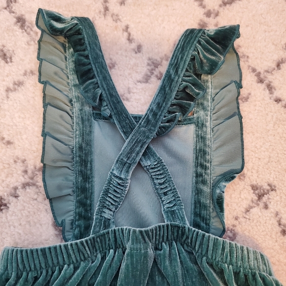 Cat & Jack Toddler Green Dress Size: 3T - Picture 10 of 13